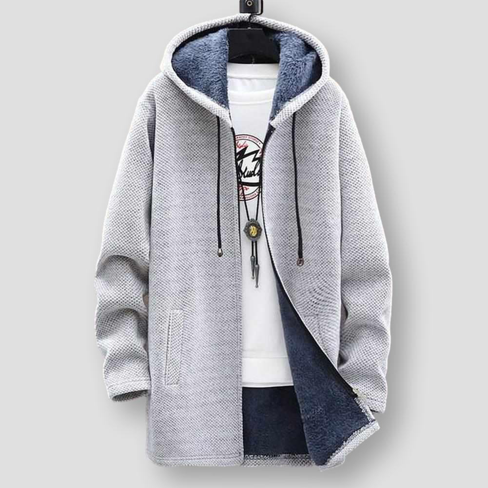 North Royal Long Fleece Hooded Jacket