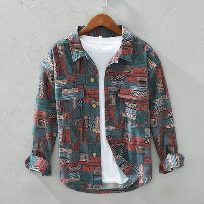 Aspen Patchwork Men's Shirt