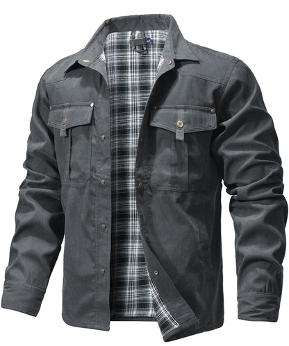 Flannel-Lined Rover Jacket (4 Designs)