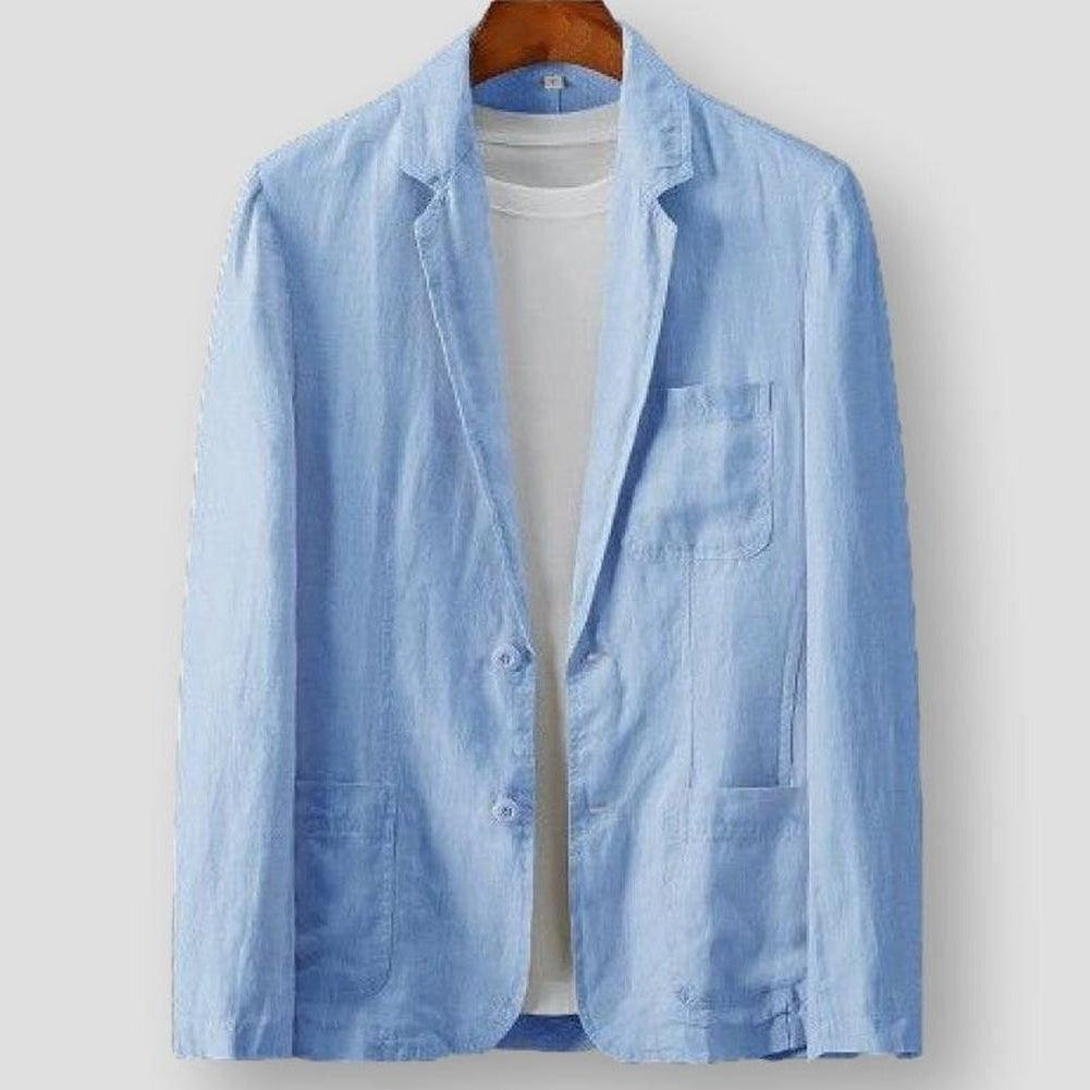 Sky Madrid Pocket Linen Blazer