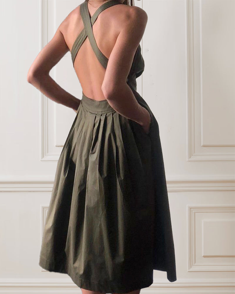 Summer Backless Stylish Dress